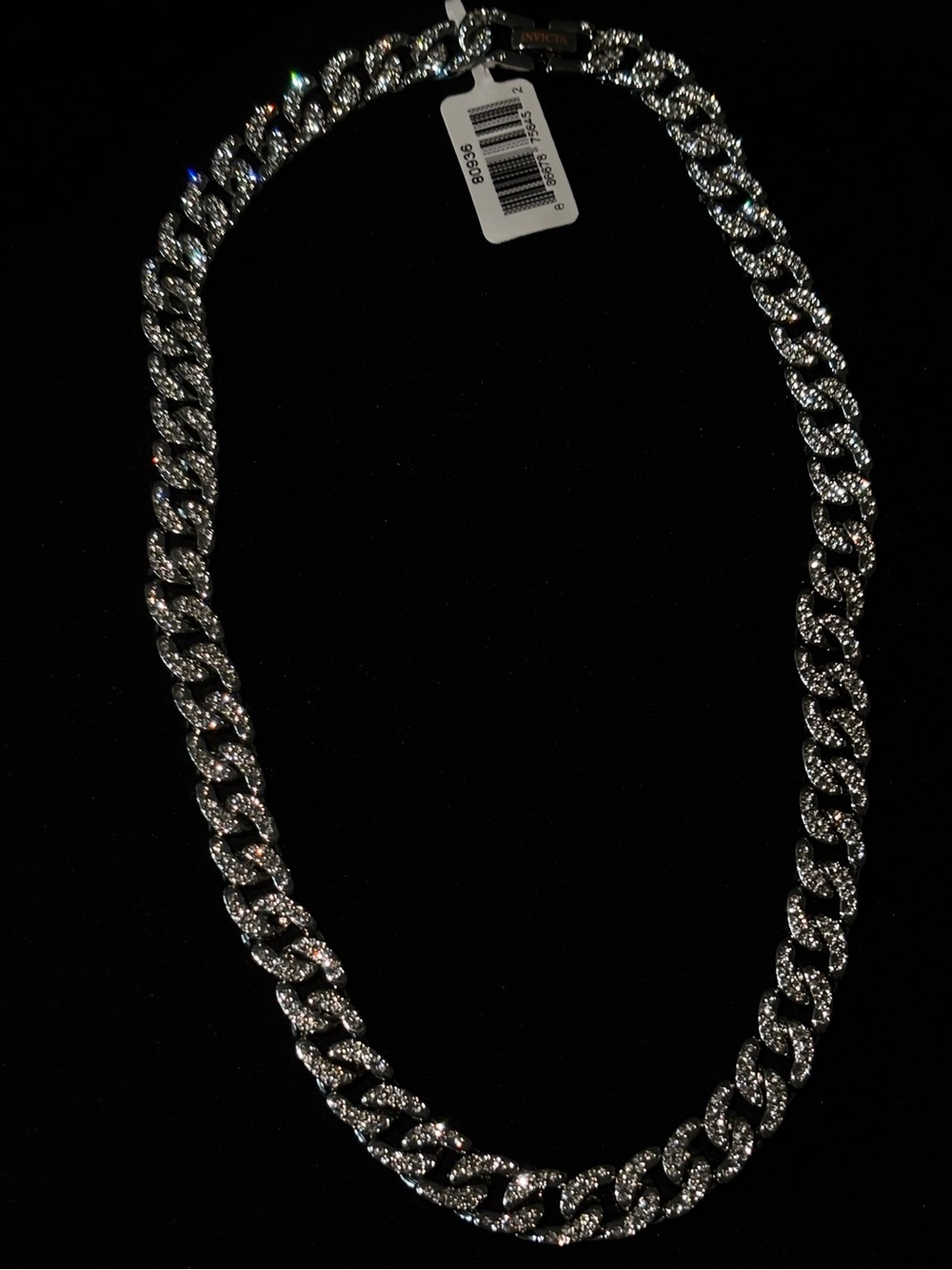 Invicta Iced Out Cuban Link Chain - NWT